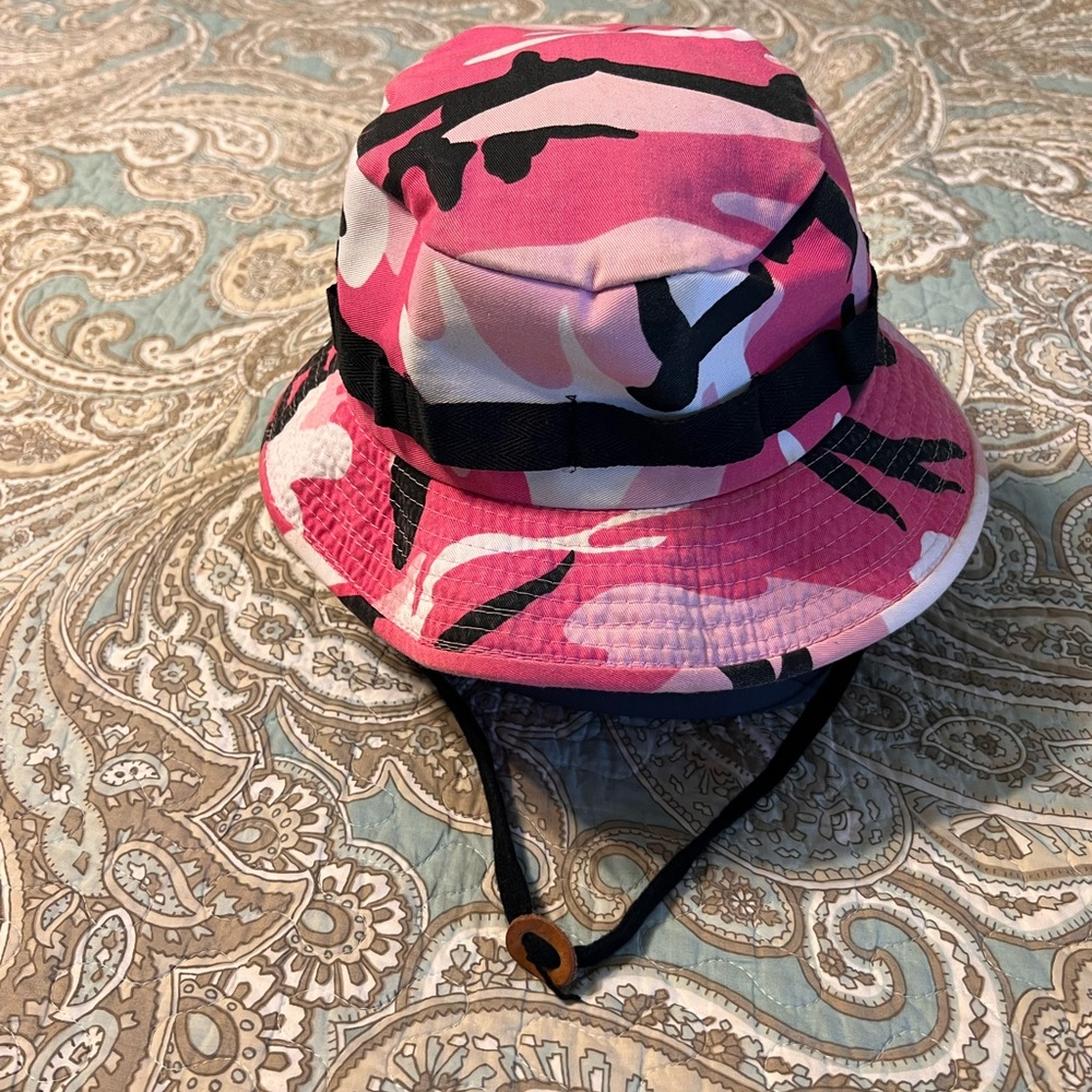 Pink Camouflage Bucket Hat